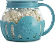 Patented Micro-Pop Microwave Popcorn Popper with Temperature Safe Glass, 3-In-1