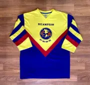 AGUILAS DEL AMÉRICA JERSEY MANGA 3/4 NEGRO SANTOS PLAYERA CUAUHTEMOC BLANCO