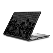 MacBook Pro 16-inch (M1 - M4) Impact Case Cherry Blossom Grid Black