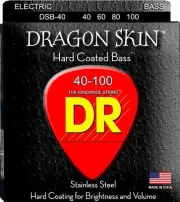DR DSB-40 Dragon Skin Coated Bass Guitar Strings gauges 40-100