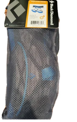 Black Diamond Aspect Climbing Harness. Men's S Blue/Black. New with tags.