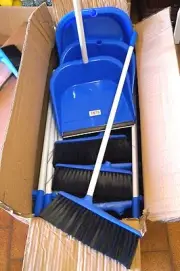 BROOMS & DUSTPAN Bulk Buy - 36 PIECES BOX
