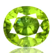 Tsavorite Family Garnet 3.76ct yellowish green color 100% natural earth mined