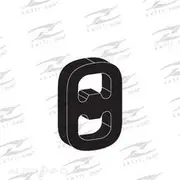 Redback Exhaust Rubber without Centre Hole to suit SAAB 990/9000/99 - SBR002