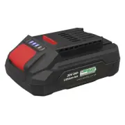 Sealey Power Tool Battery 20V 2Ah SV20 Series Lithium-ion CP20VBP2