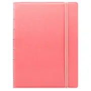 Filofax Classic A5 Notebook Ruled Pages Leather-Look Writing Stationery Pink