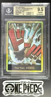 BGS 9.5 One Piece PRB01 Don!! Card Edward.Newgate - English - The Best - Graded