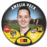 AFLW S8 Richmond Football Club - PECK, Amelia