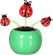 Solar Powered Dancing Flower - Car Dancing Flower Shaking Head | Portable Shaking Head Car Toy | Dancing Sunflower Car Ornament | Reusable Solar Powered Dashboard Decor for Home, Bedroom and Car