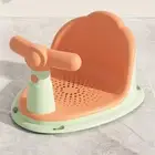 Antiskid Baby Shower Chair PP+TPR Bathtub Seat Non Slip Bath Stool Baby Play