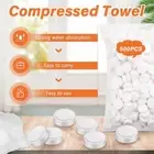500pcs Disposable Compressed Towels Tablet Washcloths Travel Face Wet Wipe AU