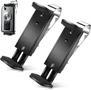 2 PCS garage remote control clamp, garage door opener clamp, universal garage opener clamp, garage remote control stand, adjustable to accommodate different sizes of remote control 1.7-2.8 inches