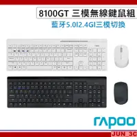 在飛比找蝦皮購物優惠-RAPOO 雷柏 8100GT 鍵盤滑鼠組 無線鍵盤滑鼠組 