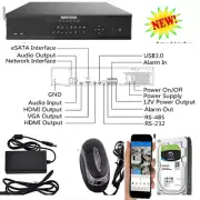 Uniview 32channel VCA Network Video Recorder UN-NVR304-32X Free 4TB HDD