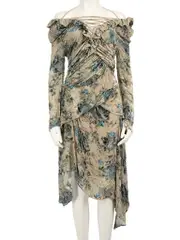 Floral Off Shoulder Dress