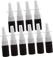 Ipetboom 10pcs Refillable Mister Water Bottle Sprayer for Hair Empty Water Container Saline for Nose Bottle for Face Small Bottle Plastic Coffee