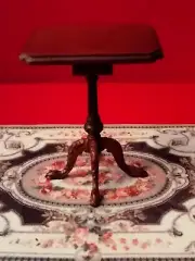 Bespaq Dollhouse Tilt toptable Walnut 1 3/8 X1 5/8 NIB