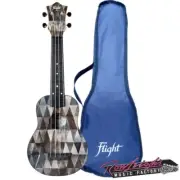 Flight TUS40 Travel Series ABS Soparno Ukulele in Arcana Design with Carry Bag