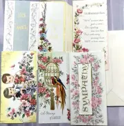 Vintage greeting cards bundle - mcm retro kitschy stationery ephemera