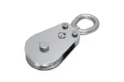 PULL-PRO SWIVEL EYE BLOCK, 1/2" R, 2.5", BB, 316 SS