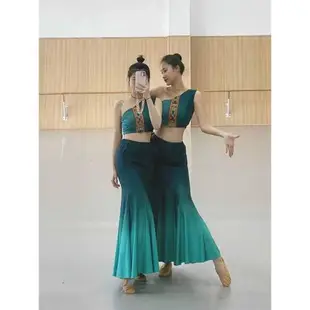 傣族表演服魚尾裙藝考舞蹈