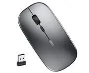 2.4Ghz USB Optical Mice Wireless Bluetooth Mouse For Macbook Laptop PC