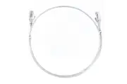 8WARE CAT6 Ultra Thin Slim Cable 20m - White Color Premium RJ45 Ethernet Network LAN UTP Patch Cord 26AWG