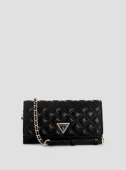GUESS Women's Black Giully Crossbody Organiser Bag
