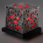 Minecraft - Real Life Replica: Redstone Ore (Light-Up) desk toy Noble Collection