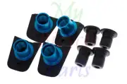 Shimano FC-R9200 Gear Fixing Bolt (M8x10.1mm) & Nut 4 sets, Fit 46-36T Chainring