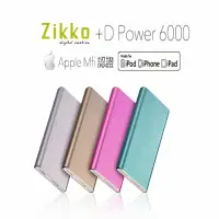 在飛比找momo購物網優惠-【ZIKKO】+D Power 6000mAh鋰聚合物行動電