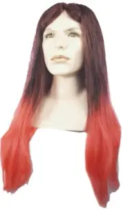 Oz Man Long Black Red - Lacey Wigs