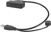 COHEALI USB to Adapter Cable Hard Drive Converter Dual USB Interface for High Speed Data Transfer Compatible with All Operating Systems