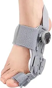 Toes Spacers For Men,Adjustable Toe Corrector With Anti-slip Heel Strap - Adjustable Toe Brace For Big Toe, Rotated 180 Degrees, Breathable For Correction