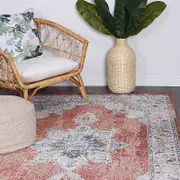 Brand Ventures Salsa Brentwood Transitional Rust Rug