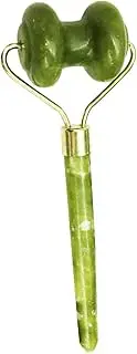 HAKIDZEL Natural Jade Stone Facial Massage Tool Portable Dual Head Roller for Skin Care Lightweight Aging Massager for Smoother for Home Travel