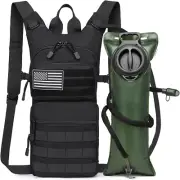Insulated Water Hydration Pack Bag with 3L TPU Bladder Tactical Molle Hydration
