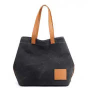 Corduroy Canvas Casual Concise Shoulder Bags for Women 2021 New Reusable Large Capacity Shopping Bag Concise Handbags