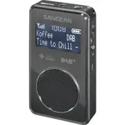 DPR35B Black DAB+ FM-Rds Pocket Radio Sangean