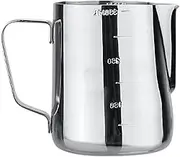 EZONEDEAL Espresso Milk Frothing Pitcher - Stainless Steel Jug for Steaming and Frothing, 350ml Capacity for Coffee Arts, Cappuccino