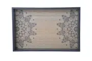 Mandala Home Wooden Tray Tea Coffee Table Breakfast Bed Decor Boho Serving Tray