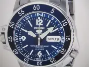 SEIKO 5 MEN'S WATCH AUTOMATIC SPORTS ALL S/S ORIGINAL SKZ209K1 NEW