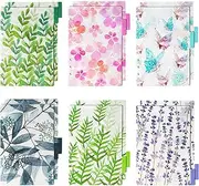 WODJR 12Pcs A5 Binder Dividers Binder Dividers 6 Ring Loose A5 Binder Divider Personal Planner Index Divider Organizer Leaves File Tabs Filing Tabs for Travel Diary Journal/Planner/Filofax Notebook