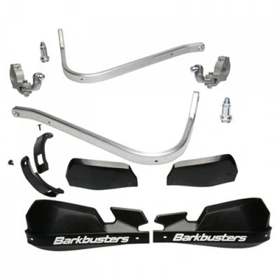 Barkbusters Universal VPS Two Point Mounted Handguard Kit Black/Black 7/8" Bars