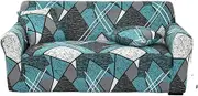 String Printed Sofa Covers for Living Room Elastic Stretch slipcover sectional Corner Sofa Covers 1/2/3/4-seater(Color 25,4-Seater 235-300cm)