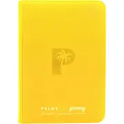 Palms Off Gaming - Collector's Series TOP LOADER Zip Binder - Yellow (216 Capacity)