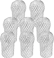 EBaokuup 8 Pack Gutter Downsport Guards - 3.5 Inch Expandable Aluminium Filter Strainer, Gutter Downspout Protectors for Preventing Blockage Leaves Debri