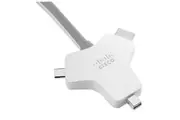 Cisco CAB-HDMI-MUL4K-9M= video cable adapter HDMI Type A (Standard) HDMI + Mini DisplayPort + USB Type-C Silver