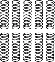 uxcell 20Pcs Compression Spring, 12mm OD, 1.2mm Wire Size, 40mm Free Length, Spring Steel Construction Extended Mechanical Compression Springs for Shop and Home Repairs, Black