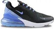 [Nike] Women's Air Max 270 Trainers, Black Metallic Silver Royal Pulse, 41 EU, Black Metallic Silver Royal Pulse, 9.5 US